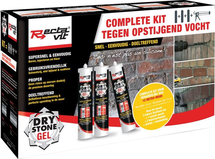 Rectavit Rv Drystone Set  3 X 310 Ml + Pistool