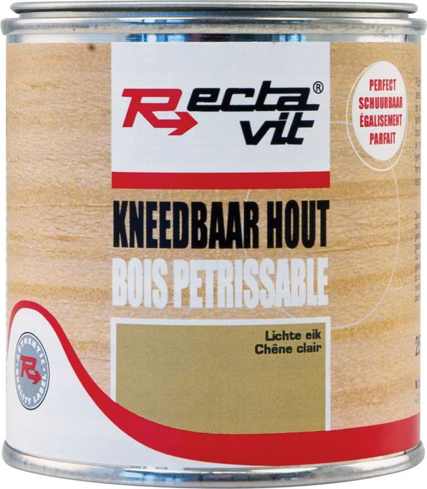 Rectavit Rv Kneedbaar Hout Lichte Eik 250 Ml Rectavit Rv Kneedbaar Hout Lichte Eik 250 Ml