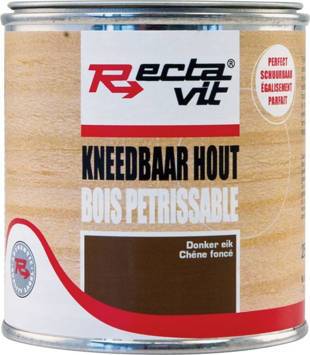Rectavit Rv Kneedbaar Hout Donkere Eik 250 Ml Rectavit Rv Kneedbaar Hout Donkere Eik 250 Ml