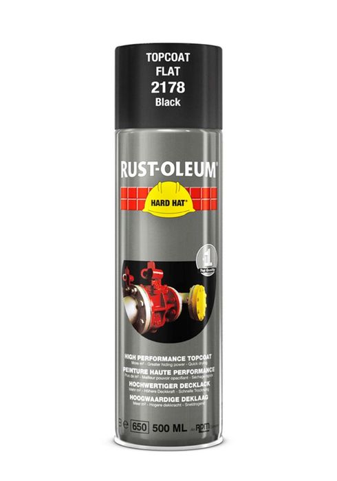 RUST-OLEUM® R.O.2178 Deklagen Matzwart 500Ml RUST-OLEUM® R.O.2178 Deklagen Matzwart 500Ml