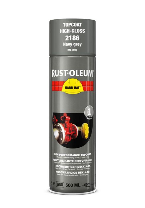 RUST-OLEUM® R.O.2186 Deklagen Marinegrijs 500Ml RUST-OLEUM® R.O.2186 Deklagen Marinegrijs 500Ml