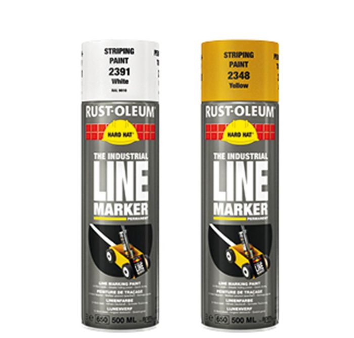 RUST-OLEUM® R.O.2348 Belijnen Geel 500Ml RUST-OLEUM® R.O.2348 Belijnen Geel 500Ml