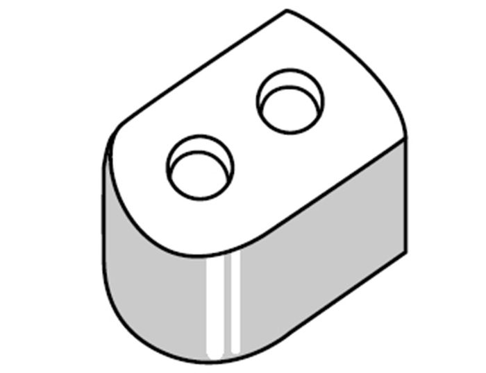 Scala Plastics Steunbeugel 76/18 (100 St) Scala Plastics Steunbeugel 76/18 (100 St)