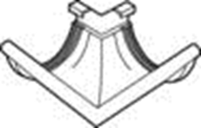 Scala Plastics Buitenhoek G-80 Lichtgrijs Scala Plastics Buitenhoek G-80 Lichtgrijs