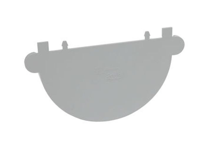 Scala Plastics Universeel Eindstuk G125 Lichtgrijs