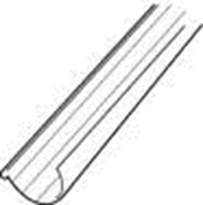 Scala Plastics Dakgoot G125 4M Donkergrijs Scala Plastics Dakgoot G125 4M Donkergrijs