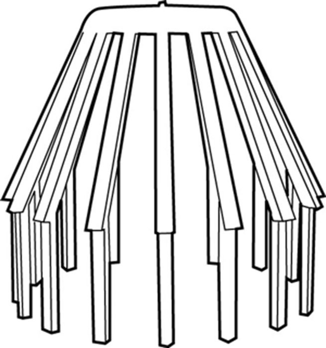 Scala Plastics Bladvanger universeel 80-100 Mm