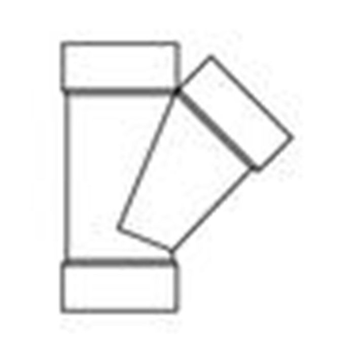 Scala Plastics San. T-St. Sg Dia 90-45' F/F Scala Plastics San. T-St. Sg Dia 90-45' F/F