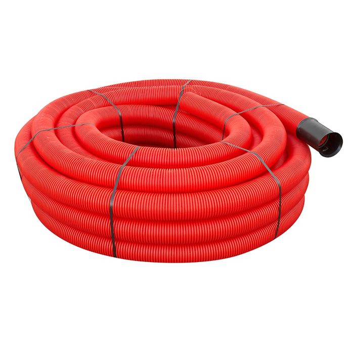 Martens Rol 25m. Kabelbeschermbuis 40 mm rood