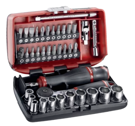 Mapeco ULTRA COMPACTE NANO DOPPENSET1/4 MET RATEL - 38 DELIG