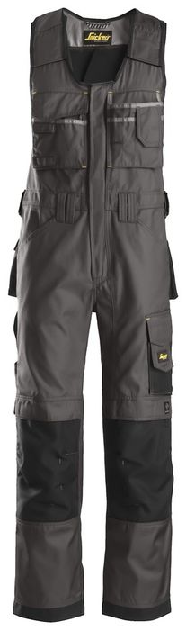 Snickers Workwear Bodybroek DuraTwill 0312 Zwart mat 054