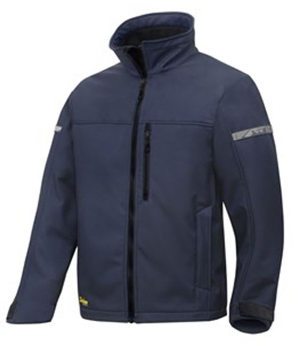 Snickers Workwear AllroundWork Softshell Jack marine/zwart marine/zwart Snickers Workwear AllroundWork Softshell Jack marine/zwart marine/zwart