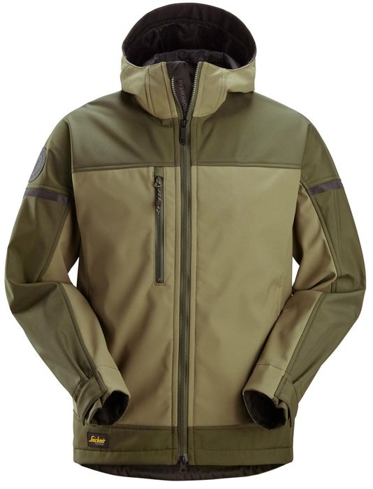 Mapeco AW Hood SoftS Stretch JacketKhaki Groen Maat: L