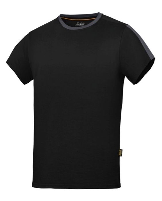 Snickers Workwear AW T-Shirt Color Combo 2518 Zwart 007