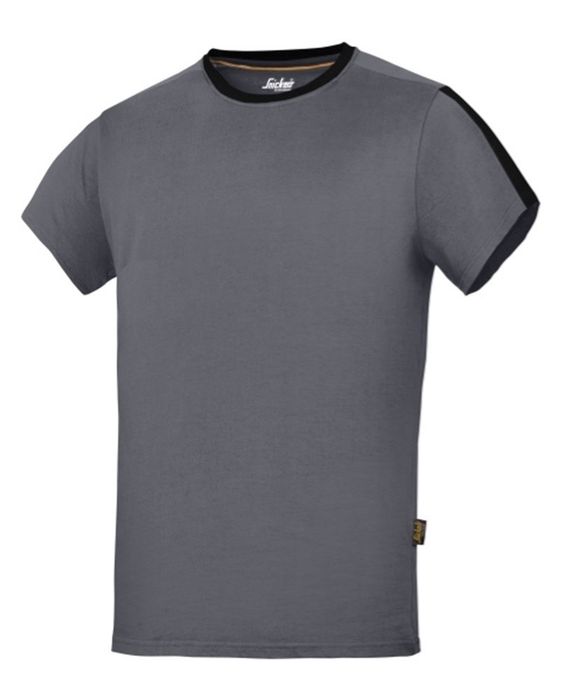 Snickers Workwear AW T-Shirt Color Combo 2518 Staal Grijs