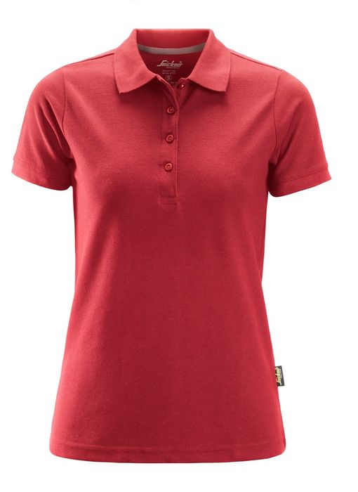Snickers Workwear Dames Polo Shirt 2702 Chili rood 006