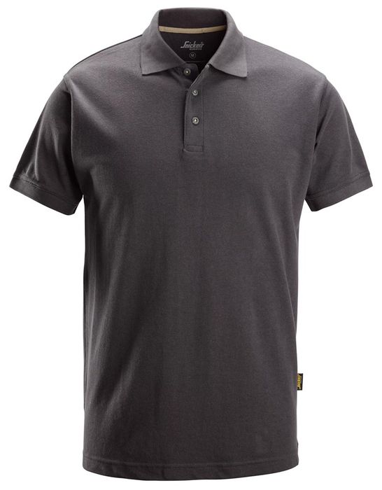 Snickers Workwear Polo Shirt no Chest Pkt Staalgrijs