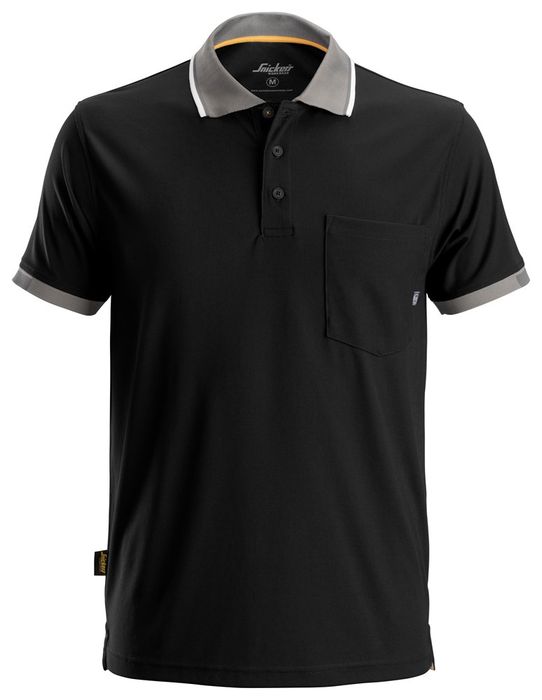 Snickers Workwear AW 37.5 Tech SS Polo Shrt 2724 Zwart 008