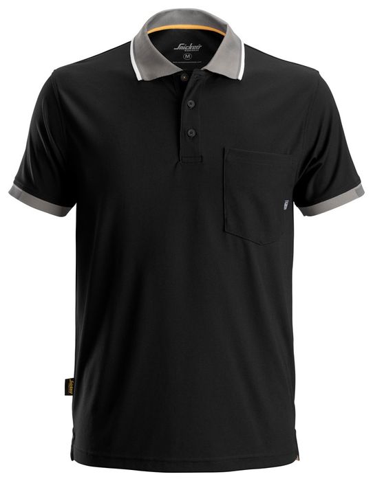 Snickers Workwear AW 37.5 Tech SS Polo Shrt 2724 Zwart 008