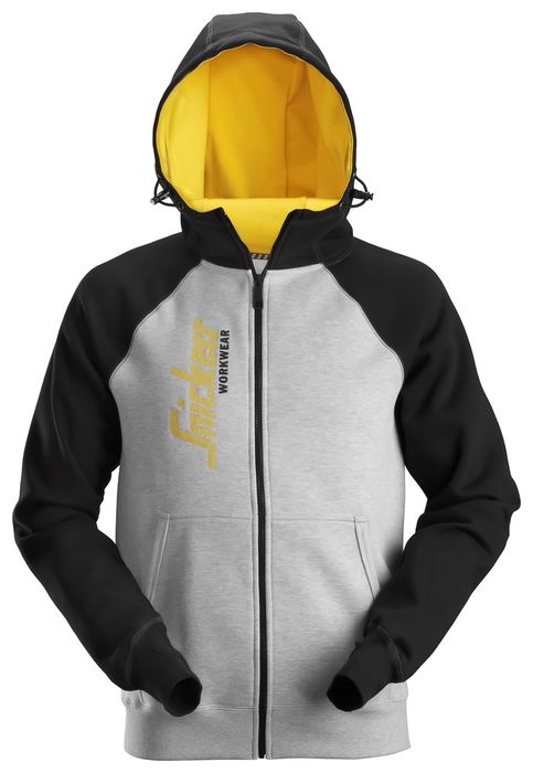 Snickers Workwear Hoodie met logo en rits
