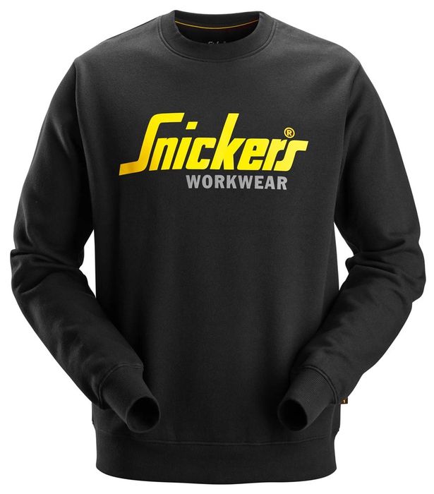Snickers Workwear Classic Logo Sweatshirt Zwart