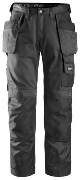 Snickers Workwear DuraTwill Broek met HZ 3212 Zwart 044