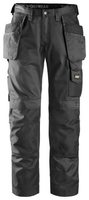 Snickers Workwear DuraTwill Broek met HZ 3212 Zwart 044