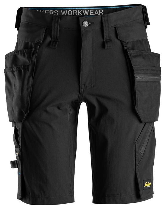 Snickers Workwear LW Shorts Afn HP 6108 Zwart 048