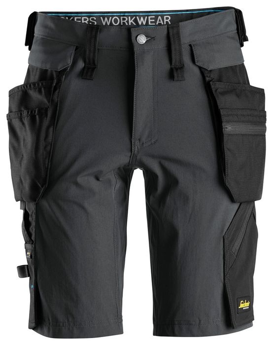 Snickers Workwear Liteworks Shorts Afn HP Staal Grijs 6108 staalgrijs/zwart Snickers Workwear Liteworks Shorts Afn HP Staal Grijs 6108 staalgrijs/zwart