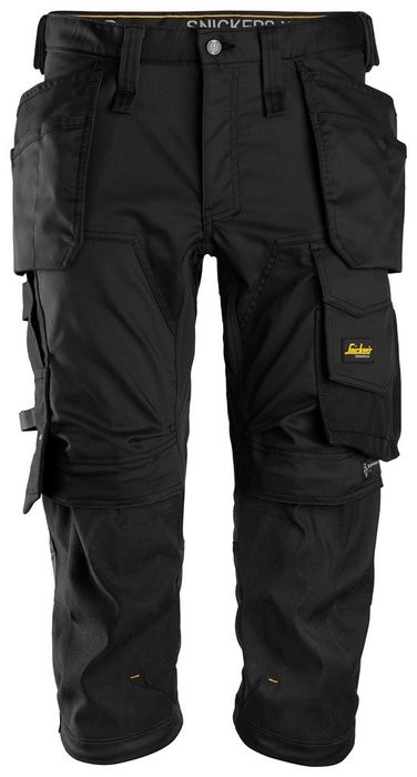 Snickers Workwear AW Stretch Pir Short HP 6142 Zwart 056