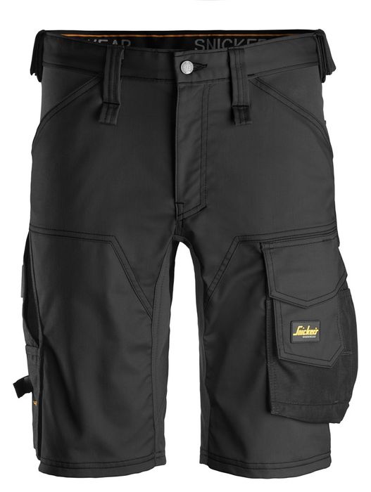 Snickers Workwear AW Stretch Short 6143 Zwart 046