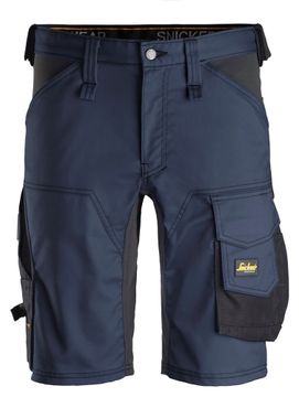 Snickers Workwear AW Stretch Short 6143 Donker Blauw 046