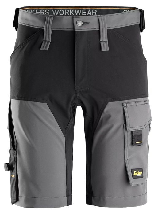 Snickers Workwear AW 4-way Stretch Shorts Staalgrijs