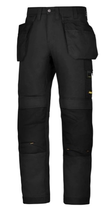 Snickers Workwear Allround Werkbroek met holsterzak zwart zwart/zwart