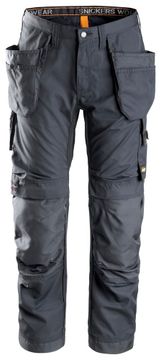 Snickers Workwear AllRoundWork Broek HP 6201 Staal Grijs