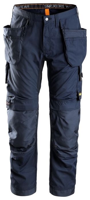 Snickers Workwear Allround Werkbroek met holsterzakken blauw 6201 donkerblauw Snickers Workwear Allround Werkbroek met holsterzakken blauw 6201 donkerblauw