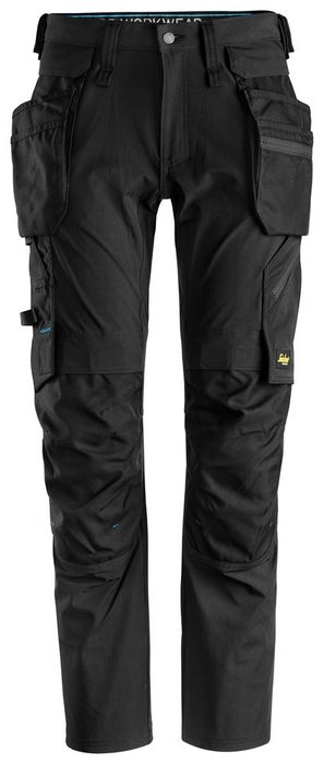 Snickers Workwear LiteWork Broek afneembare zakken HP Zwart 6208 zwart