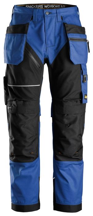 Snickers Workwear RW Canvas+ Trousers+ HP 6214 Blauw 046