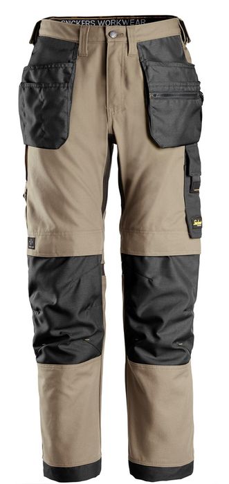 Snickers Workwear AW Canvas Strch Broek HP 6224 Beige 050