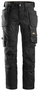 Snickers Workwear Allroundwork, Stretch Broek HP Zwart 6241 zwart