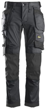 Snickers Workwear AW Stretch Trousers HP 6241 Staal Grijs