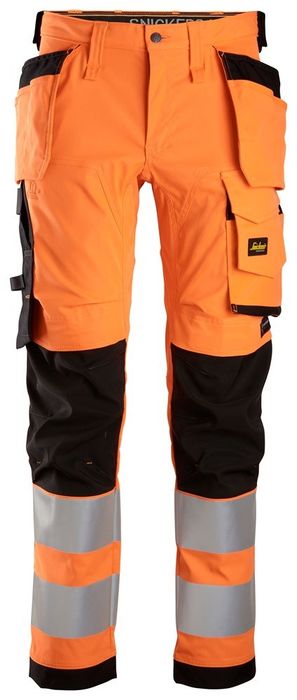 Snickers Workwear AW HV Stretch Trouser HP 6243 HV Oranje