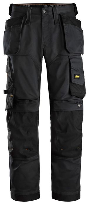 Snickers Workwear Allroundwork Stretch LFit Trous+ HP zwart 6251 zwart Snickers Workwear Allroundwork Stretch LFit Trous+ HP zwart 6251 zwart