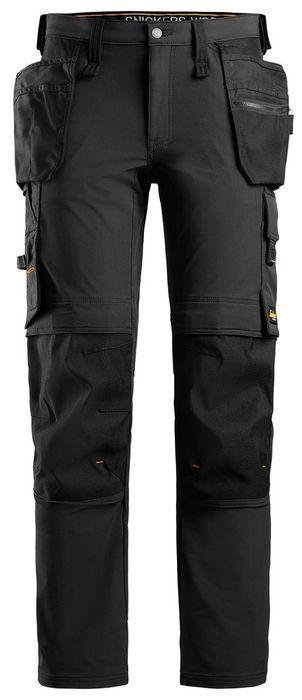 Snickers Workwear Allroundwork Stretch Broek HP zwart 6271 zwart Snickers Workwear Allroundwork Stretch Broek HP zwart 6271 zwart