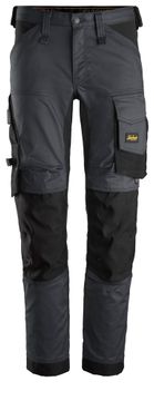 Snickers Workwear AW Stretch Trousers 6341 Staal Grijs 104