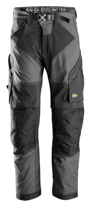 Snickers Workwear Flexiwork Trousers staalgrijs 6903 staalgrijs/zwart Snickers Workwear Flexiwork Trousers staalgrijs 6903 staalgrijs/zwart