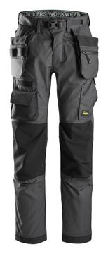 Snickers Workwear FW Floorlay Trousers+ HP 6923 Staal