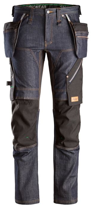 Snickers Workwear FlexiWork Denim Werkbroek+ met Holsterzakken Snickers Workwear FlexiWork Denim Werkbroek+ met Holsterzakken
