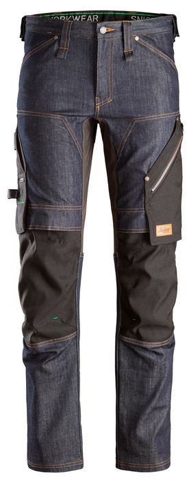 Snickers Workwear FlexiWork, Denim Werkbroek+ Snickers Workwear FlexiWork, Denim Werkbroek+