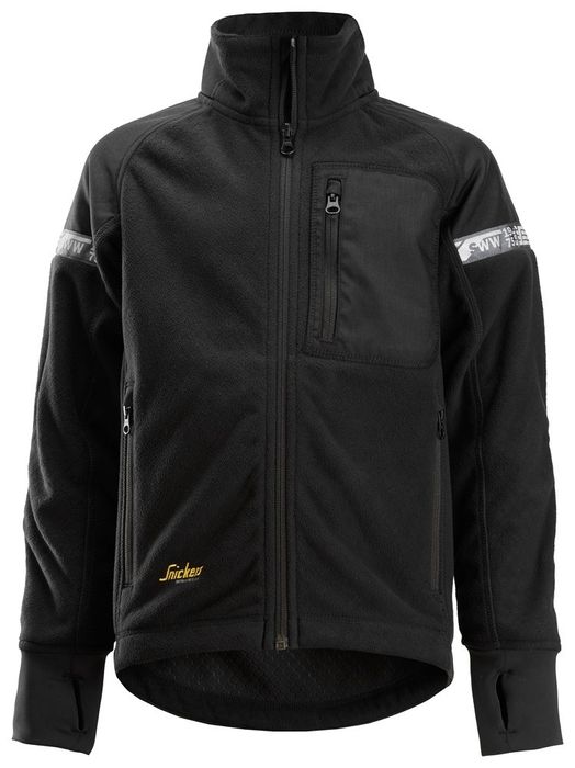 Snickers Workwear AW Junior Windafst Jkt 7507 Zwart 164